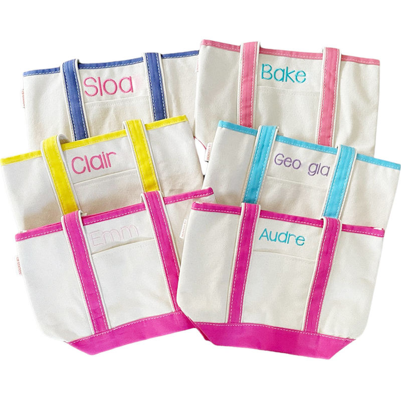Multi-Color Block Canvas Bag | 12oz Heavy-Duty Custom Canvas Tote (Factory Direct) - Image 3