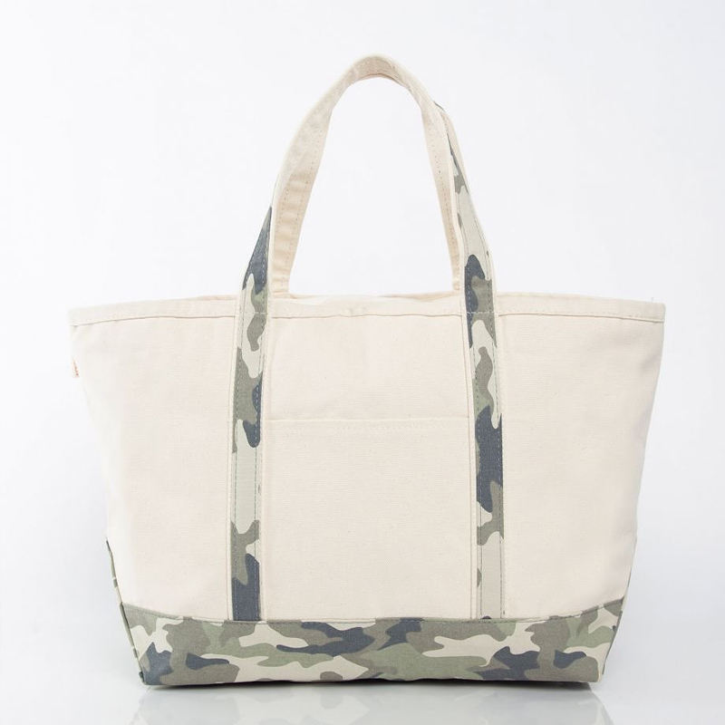 Multi-Color Block Canvas Bag | 12oz Heavy-Duty Custom Canvas Tote (Factory Direct) - Image 4
