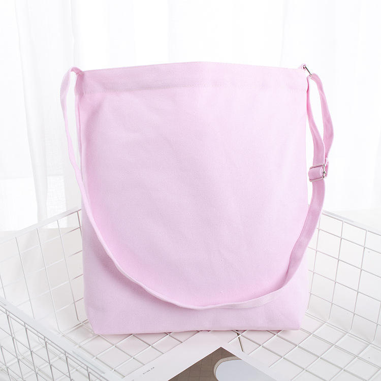4-Color Block Spliced Canvas Tote Bag | 12oz Heavy Duty Cotton, Custom Logo Print, Factory Direct Wholesale - Image 5