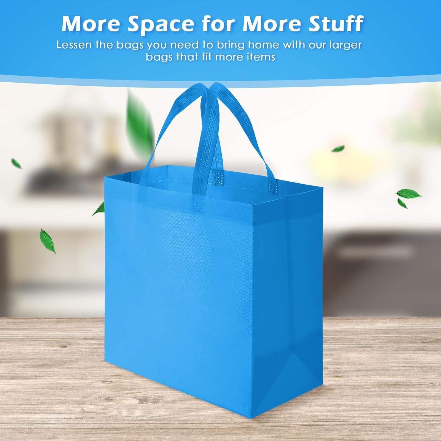 Eco Friendly Non Woven Handled Tote Bag, Custom Logo Print Available, Low MOQ, Factory Direct Wholesale - Image 3