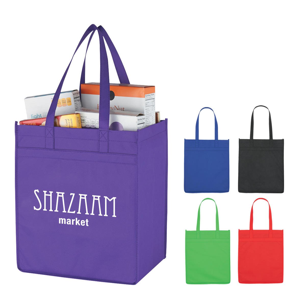 Sedex Audited Factory Custom Non Woven Market Shopper Tote Bag - Image 2