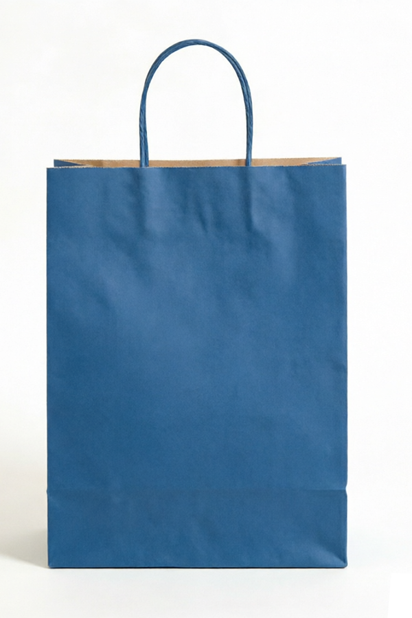 Factory Custom Paper Bag With Handle White Brown Yellow Paper Bag Kraft Paper Bag With Own Logo - Image 4