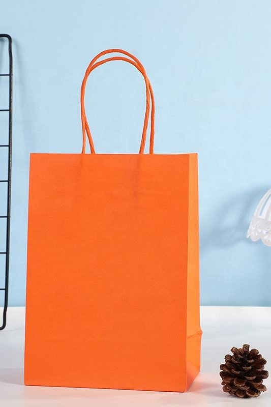 Wholesale Cheap Manufacturing Luxury Custom Size Package Paper Handle Paper Bag Kraft Paper Shopping Bags - Image 5